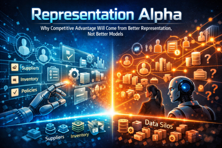 Representation Alpha: Why Competitive Advantage Will Come from Better Representation, Not Better Models