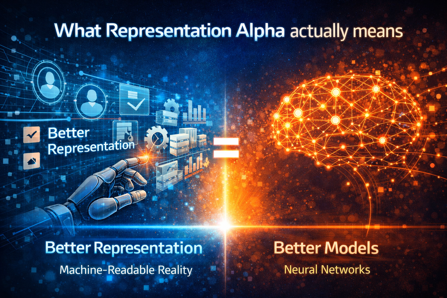 What Representation Alpha actually means
