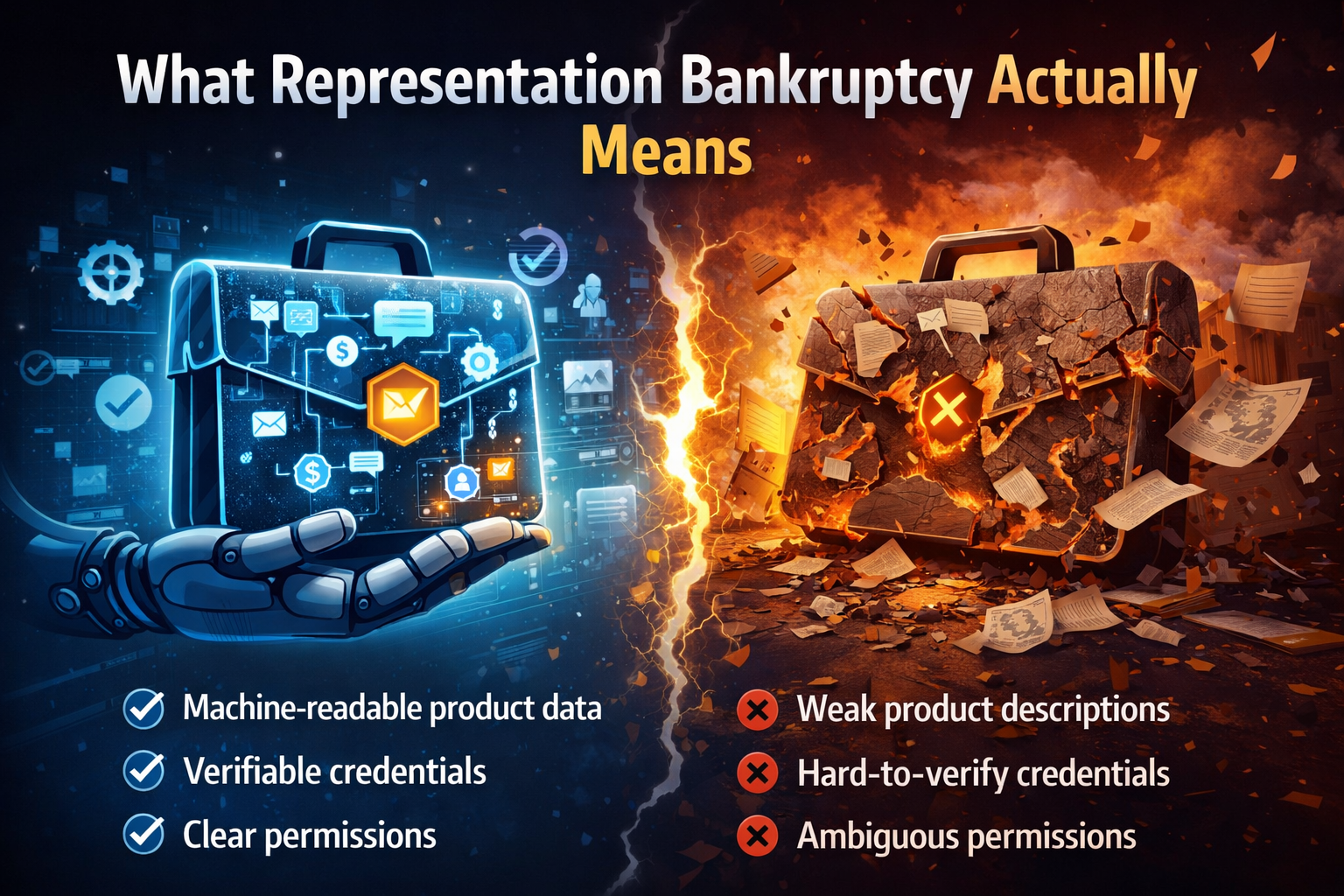 What representation bankruptcy actually means