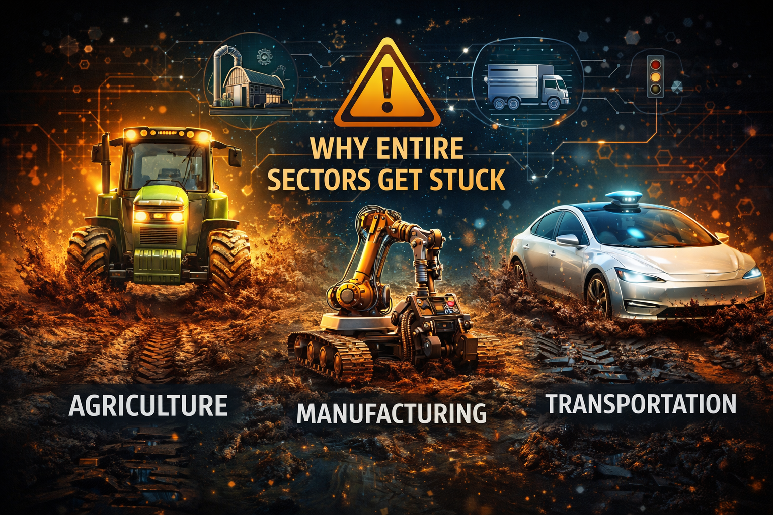 Why entire sectors get stuck