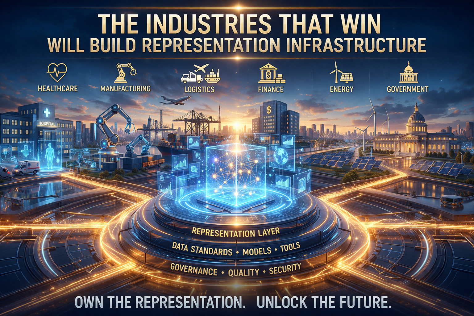 The industries that win will build representation infrastructure