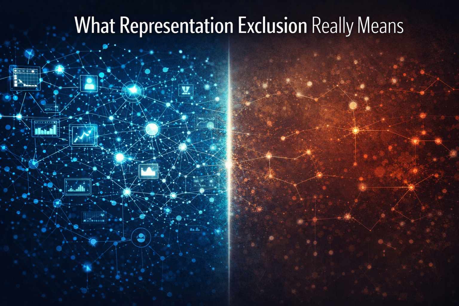 What representation exclusion really means