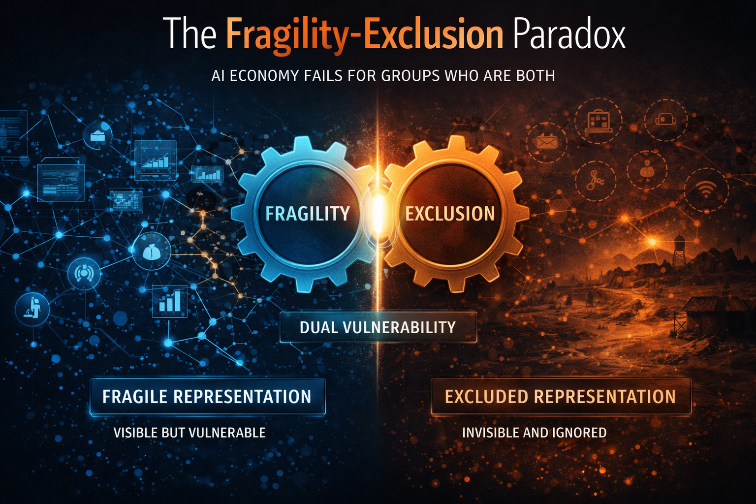 The fragility-exclusion paradox