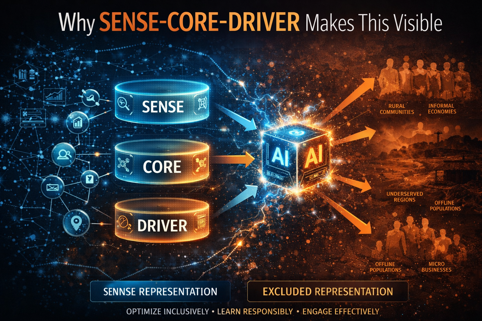 Why SENSE–CORE–DRIVER makes this visible