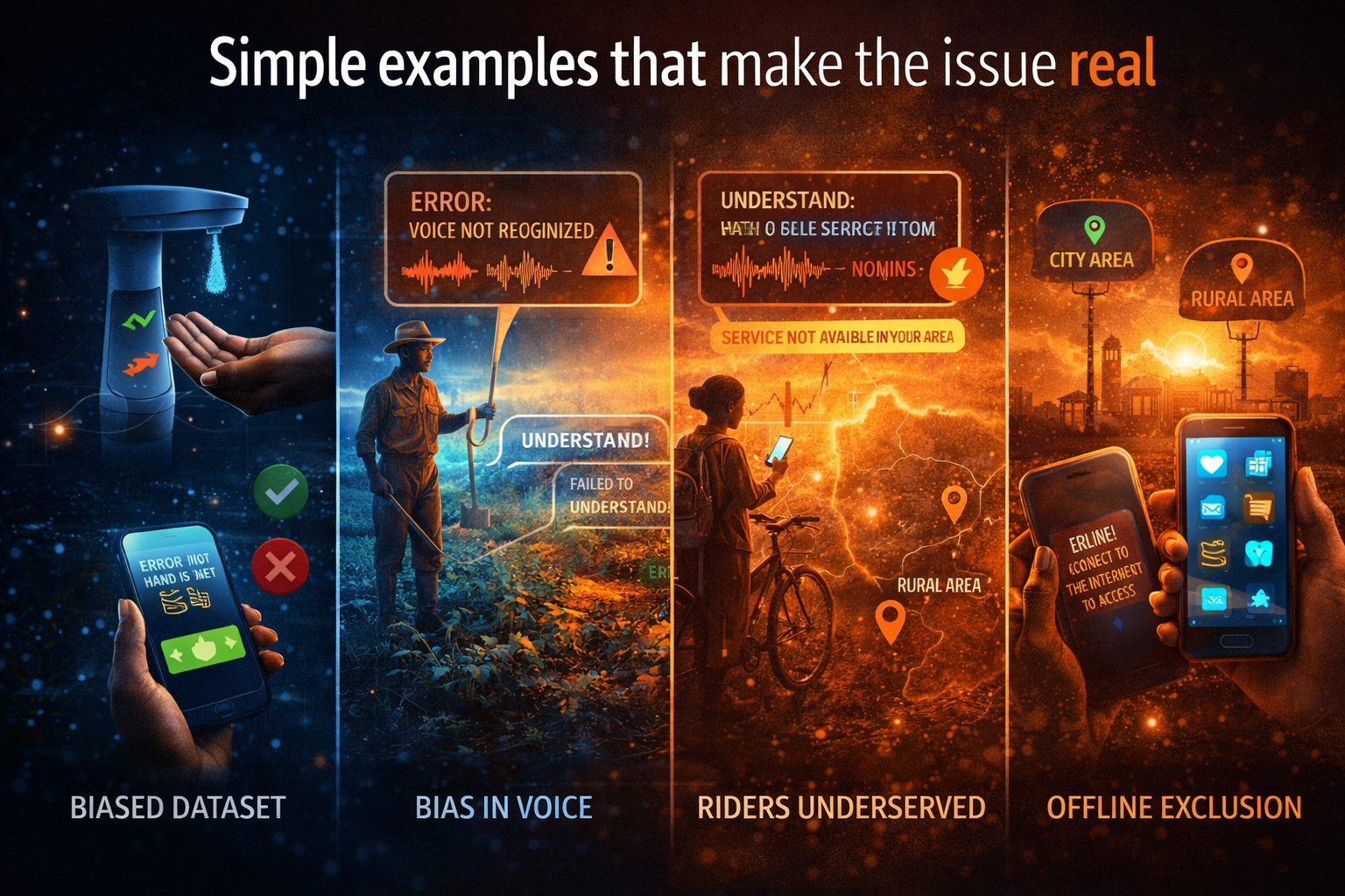 Simple examples that make the issue real