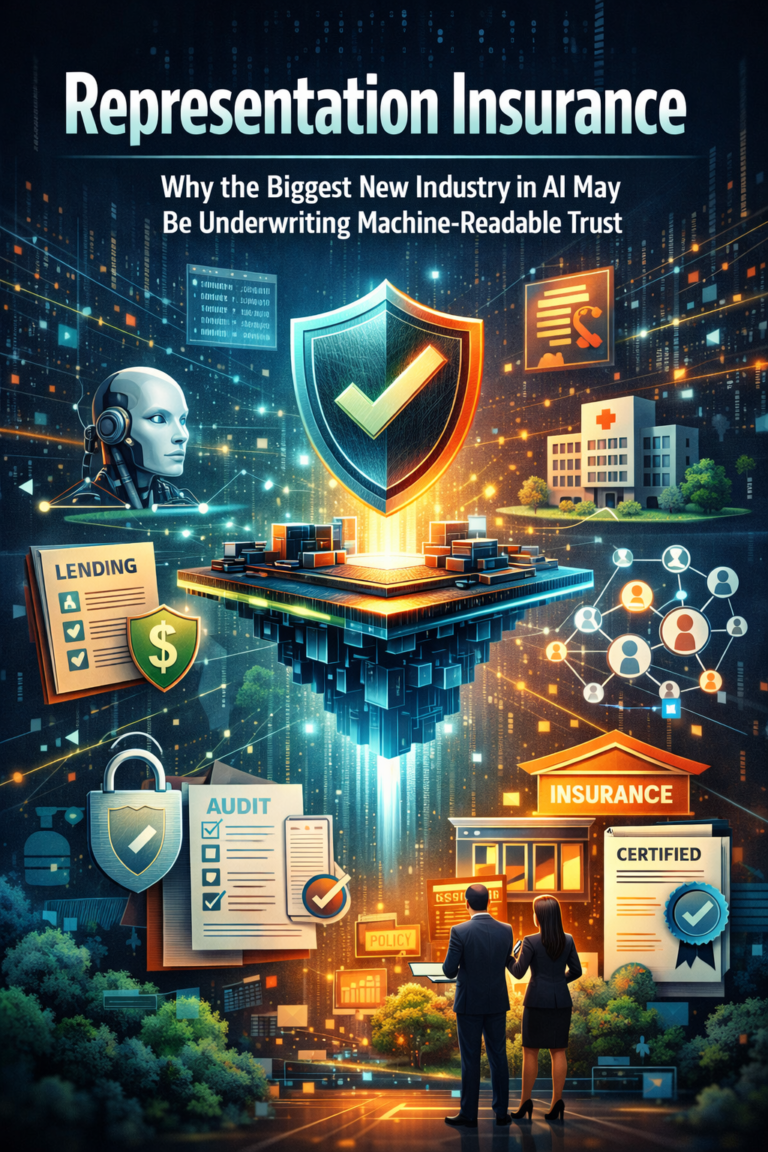 Representation Insurance: Why Machine-Readable Trust Will Power the AI Economy