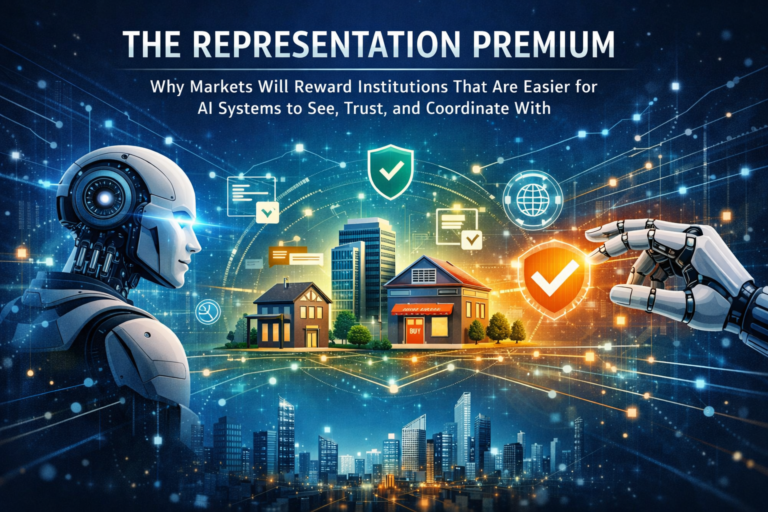 The Representation Premium: Why AI Will Reward Companies It Can See, Trust, and Act With