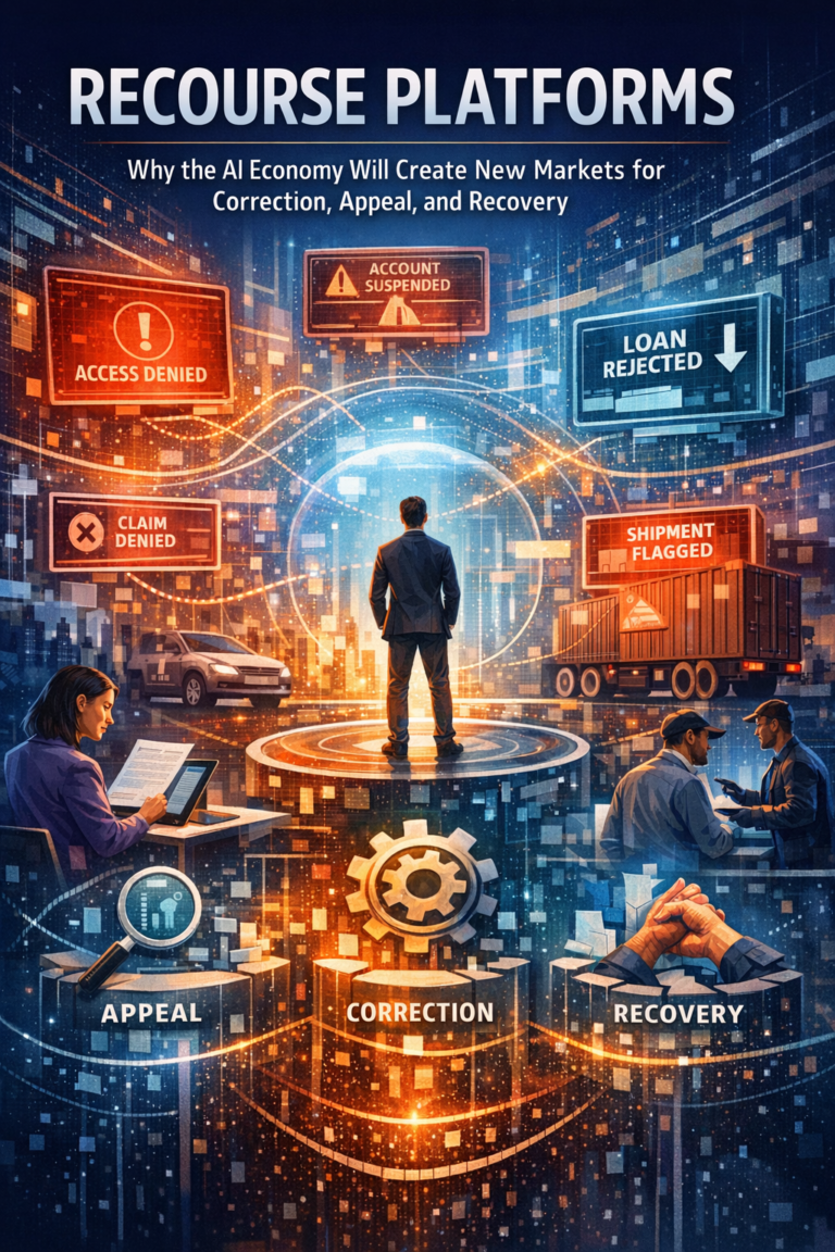 Recourse Platforms: The Next AI Infrastructure Market for Correction, Appeal, and Recovery