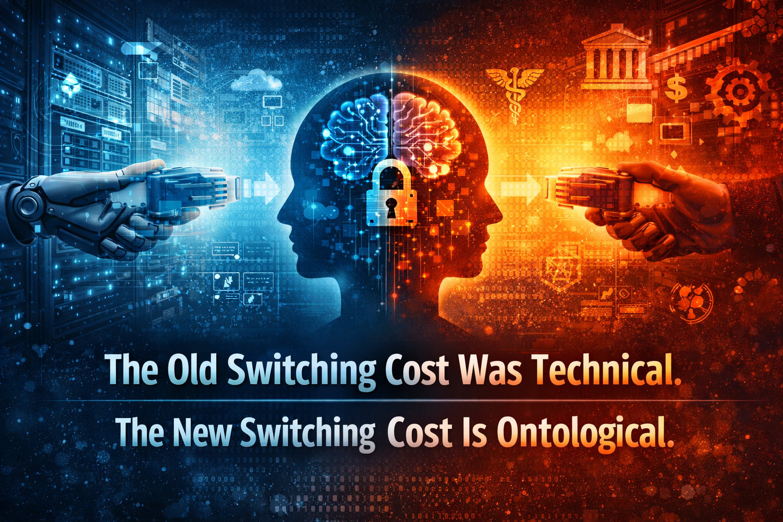 The Old Switching Cost Was Technical. The New Switching Cost Is Ontological.
