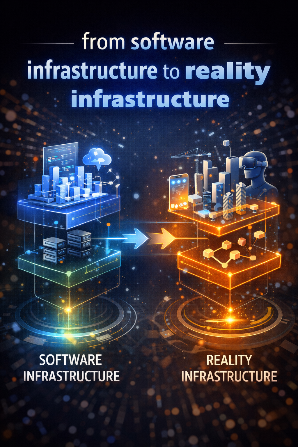 from software infrastructure to reality infrastructure " Representation Utility Stack