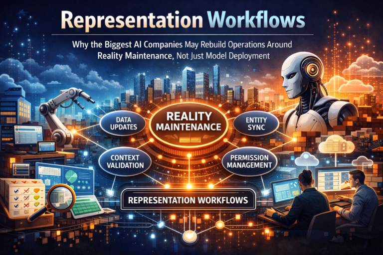 Representation Workflows: The Hidden Operating System That Will Decide the Winners of the AI Economy