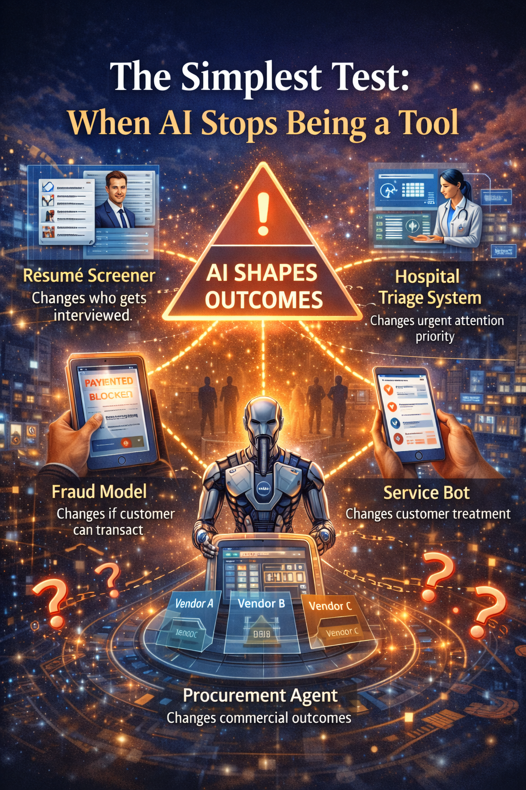 The simplest test: when AI stops being a tool