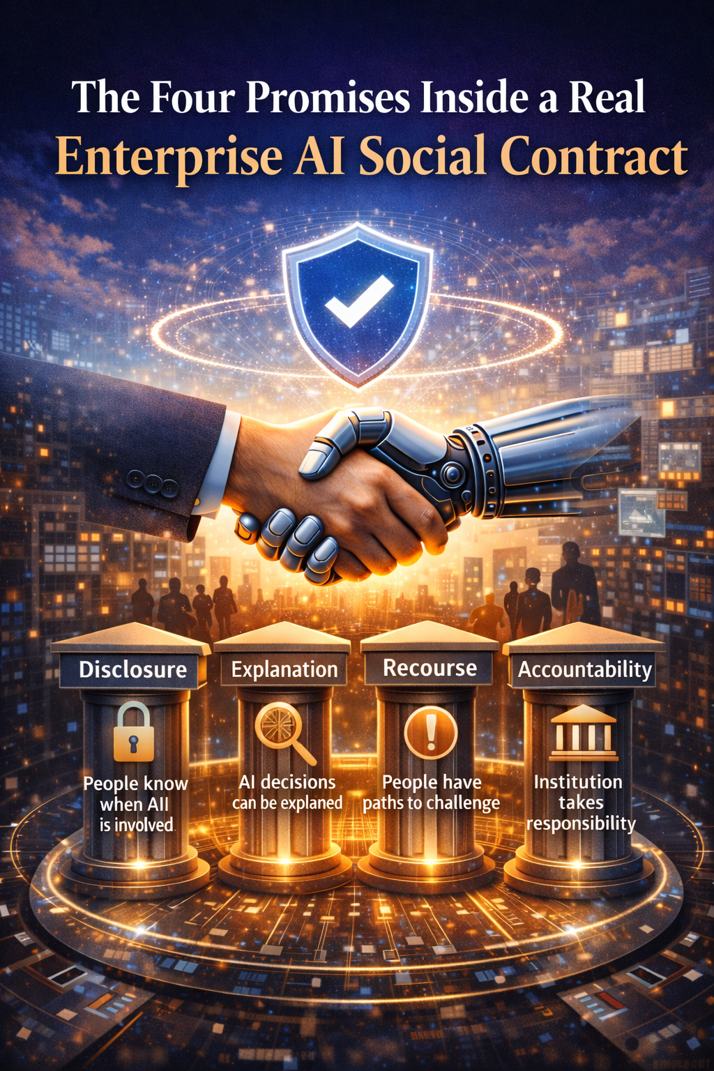 The four promises inside a real Enterprise AI Social Contract