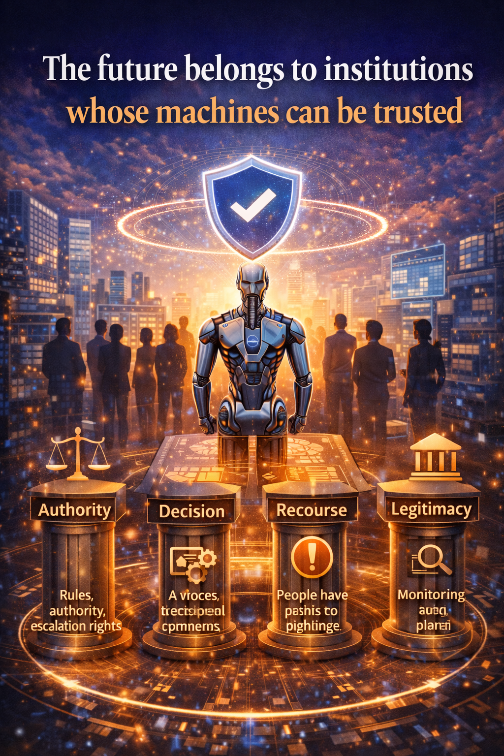 the future belongs to institutions whose machines can be trusted