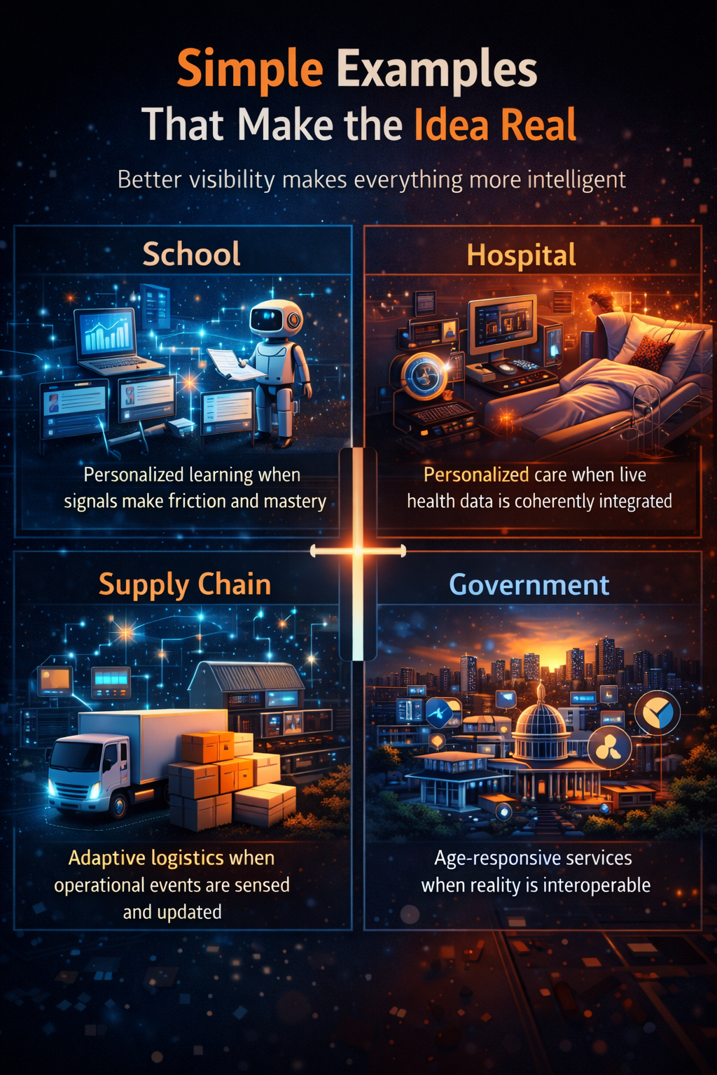 signal infrastructure Simple examples that make the idea real