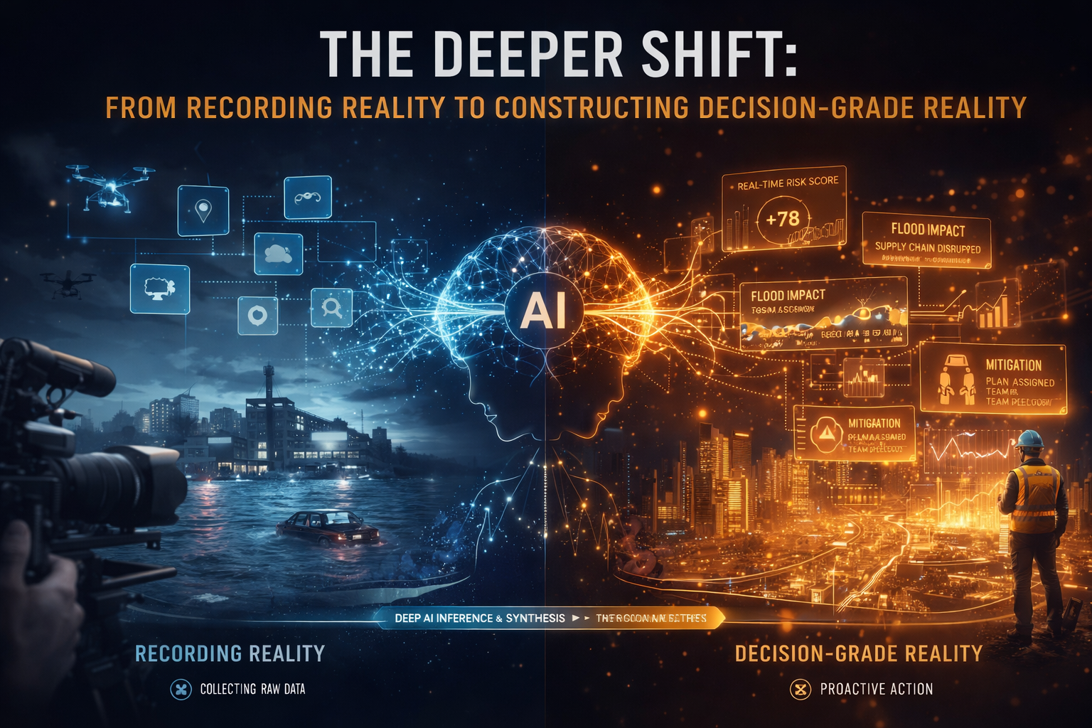 The deeper shift: from recording reality to constructing decision-grade reality