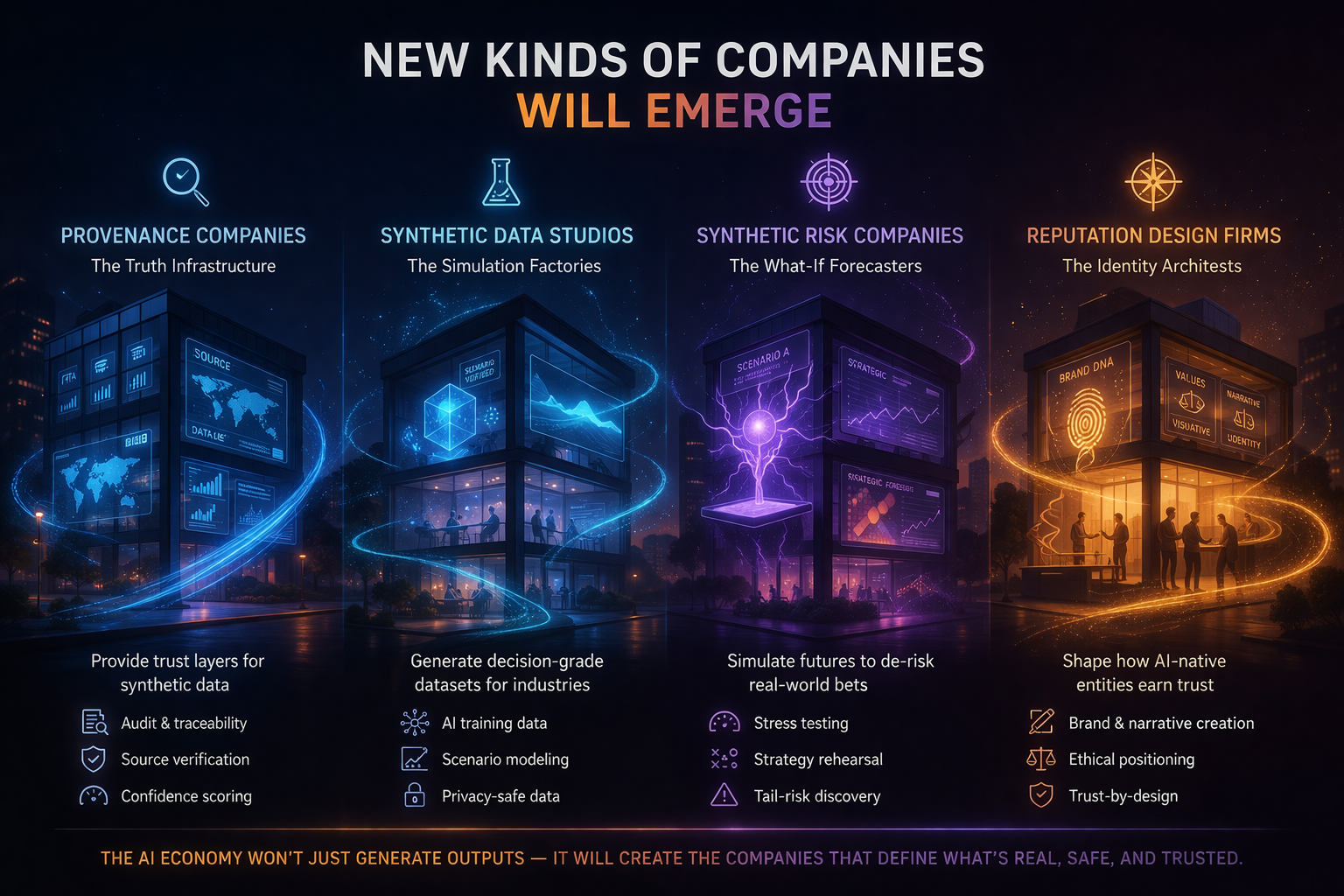 New kinds of companies will emerge