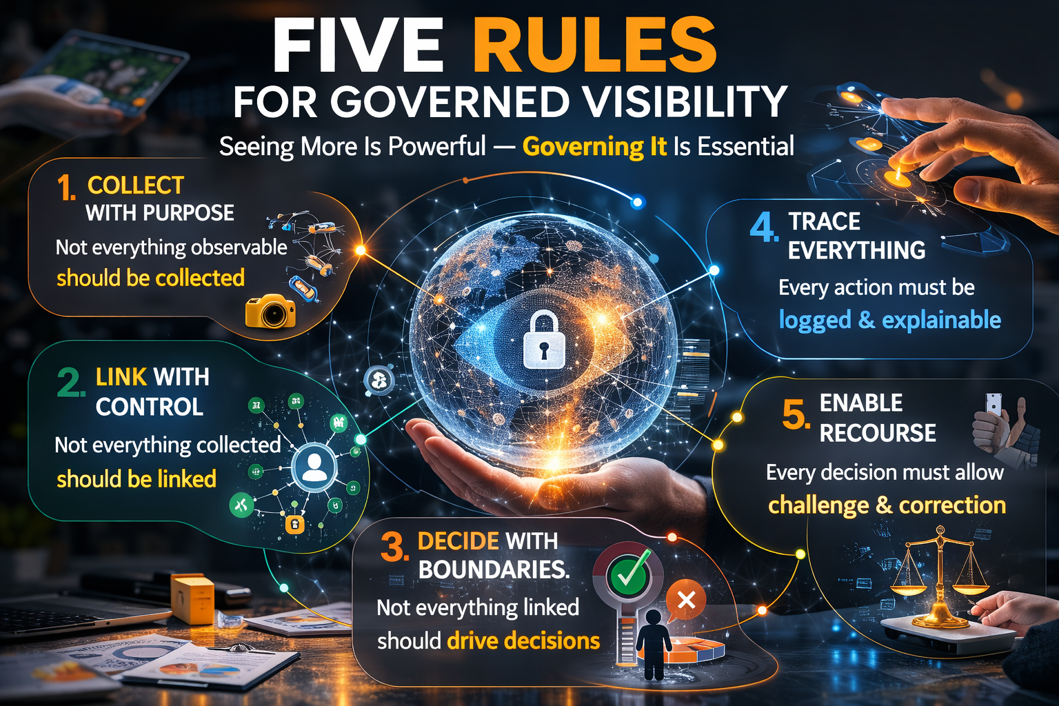 The five rules every institution needs for governed visibility