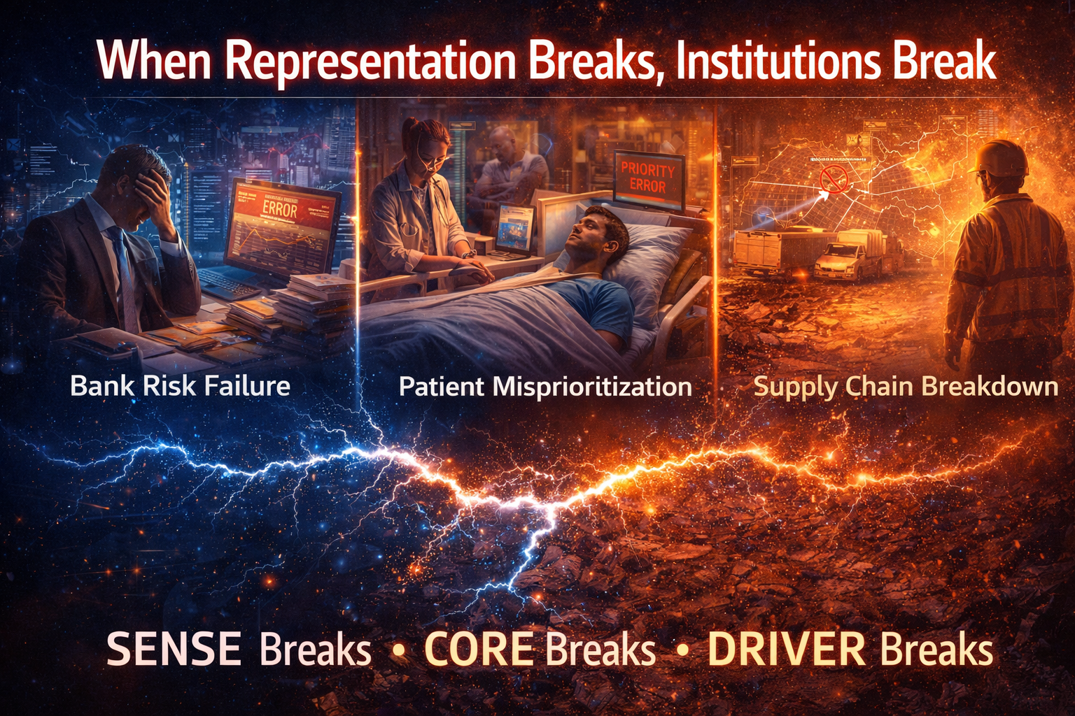 When Representation Breaks, Institutions Break
