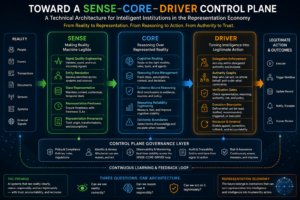 The SENSE–CORE–DRIVER Control Plane: