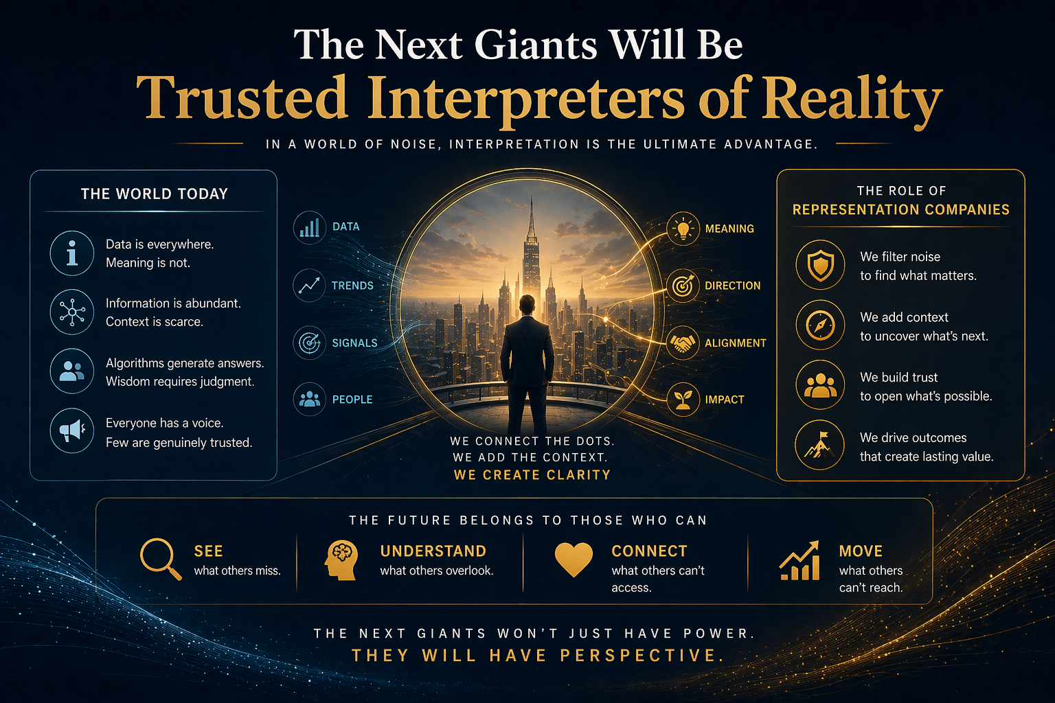 the next giants will be trusted interpreters of reality