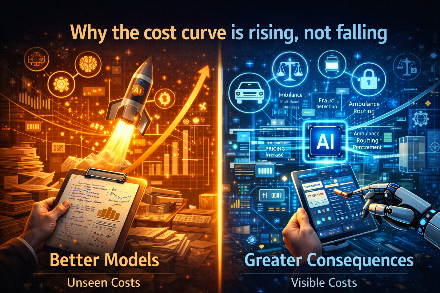 Why the cost curve is rising, not falling