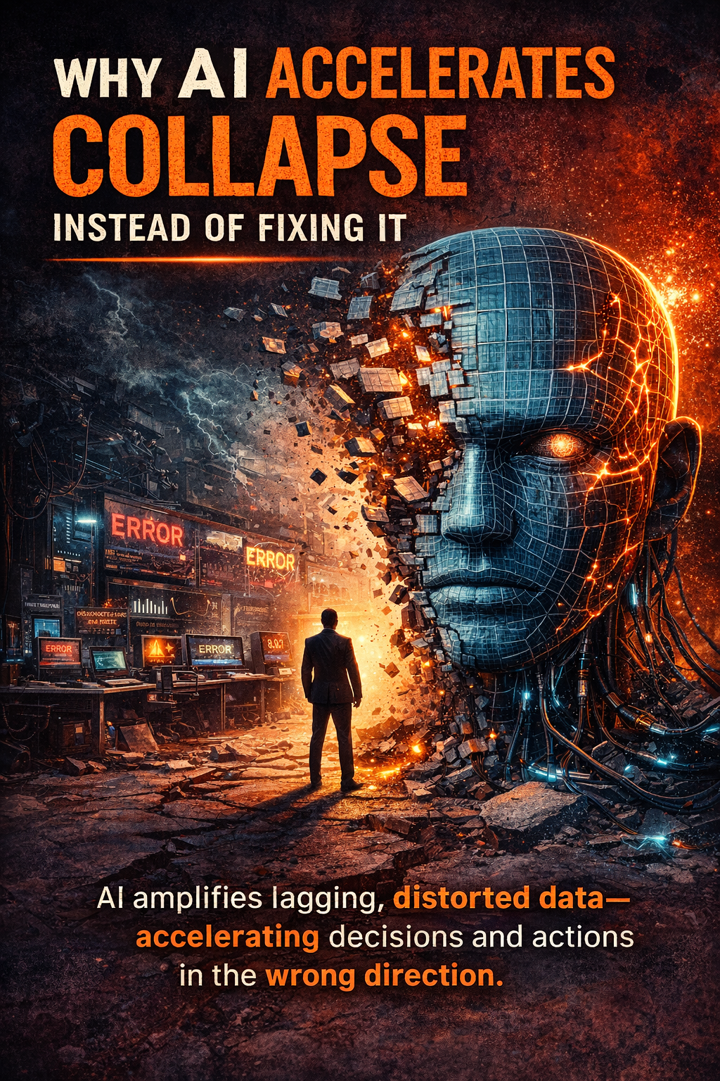 Why AI accelerates collapse instead of fixing it