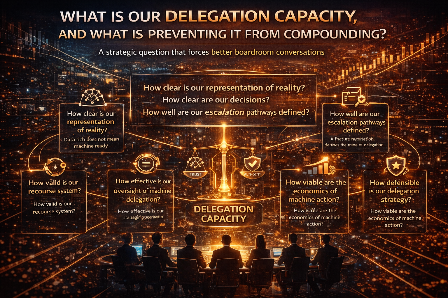 What is our Delegation Capacity, and what is preventing it from compounding?