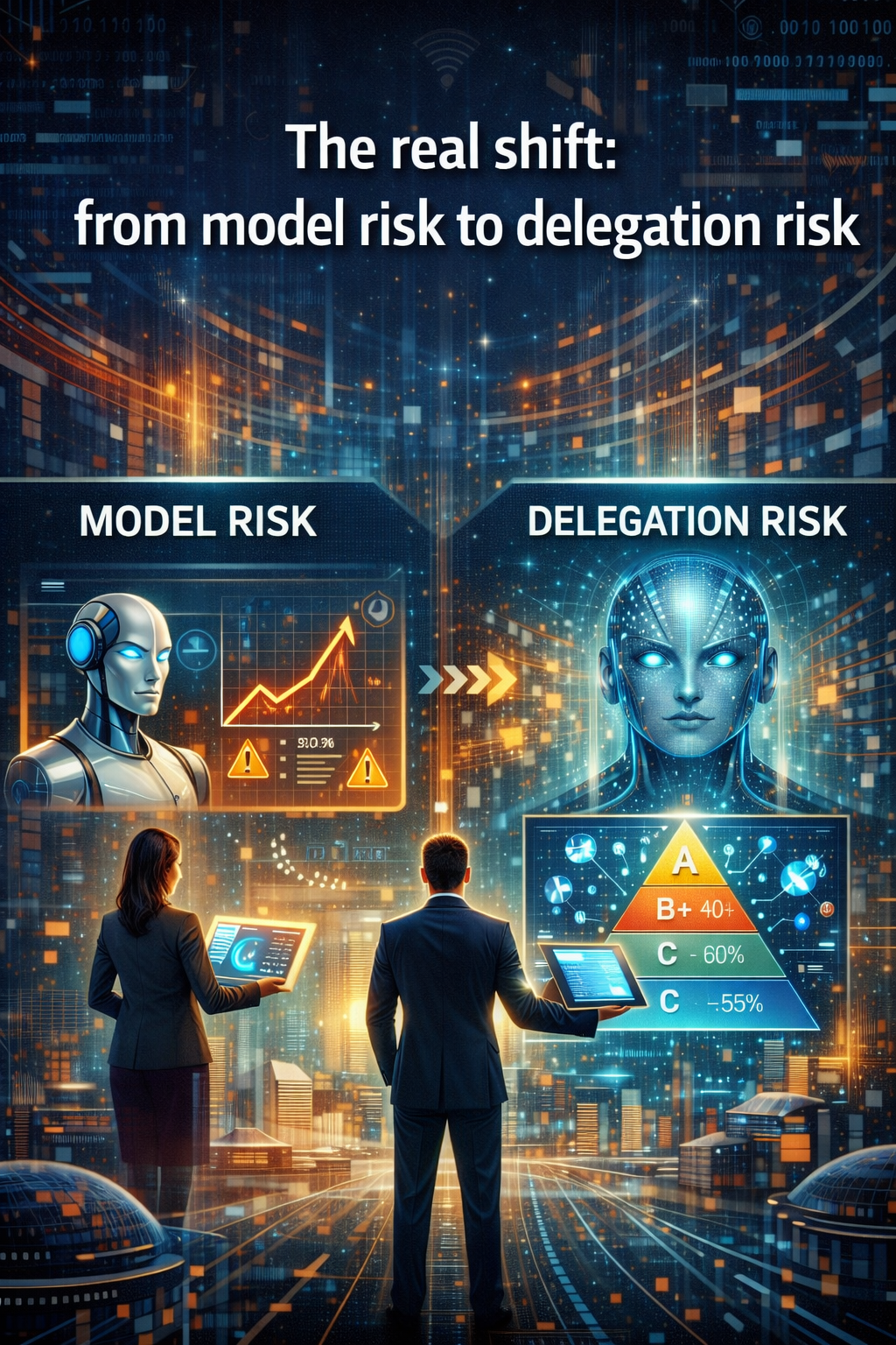 The real shift: from model risk to delegation risk