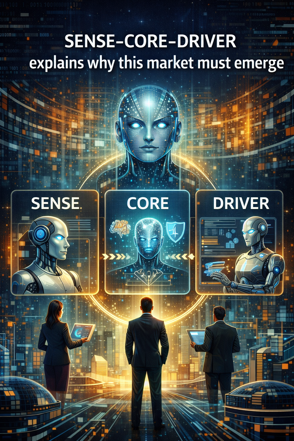 SENSE–CORE–DRIVER explains why this market must emerge