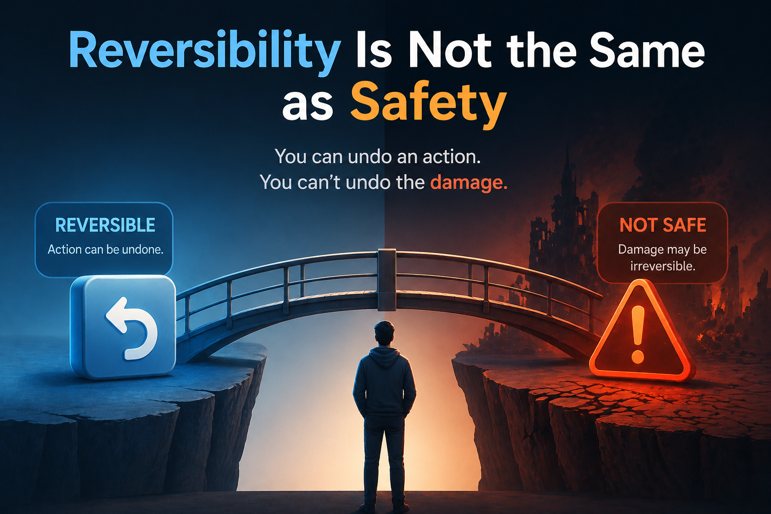 Reversibility Is Not the Same as Safety