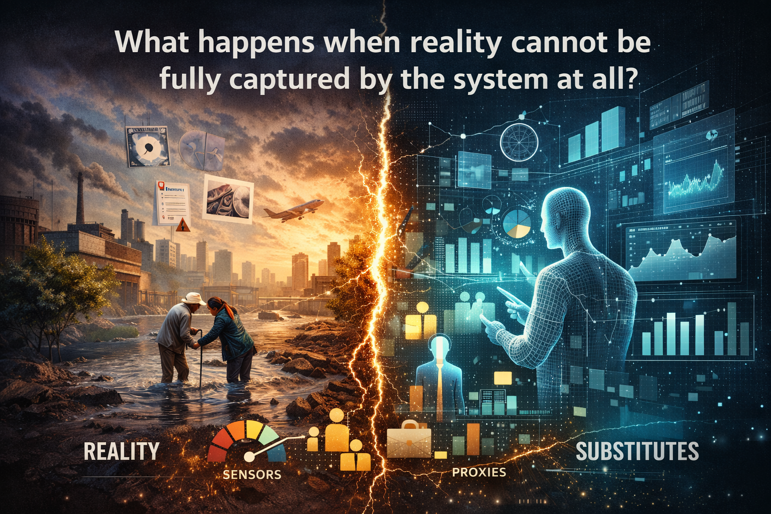 What happens when reality cannot be fully captured by the system at all?