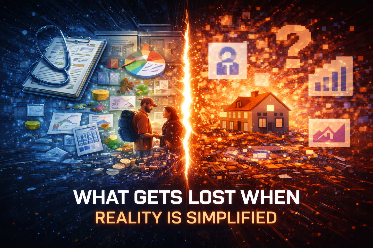 What gets lost when reality is simplified