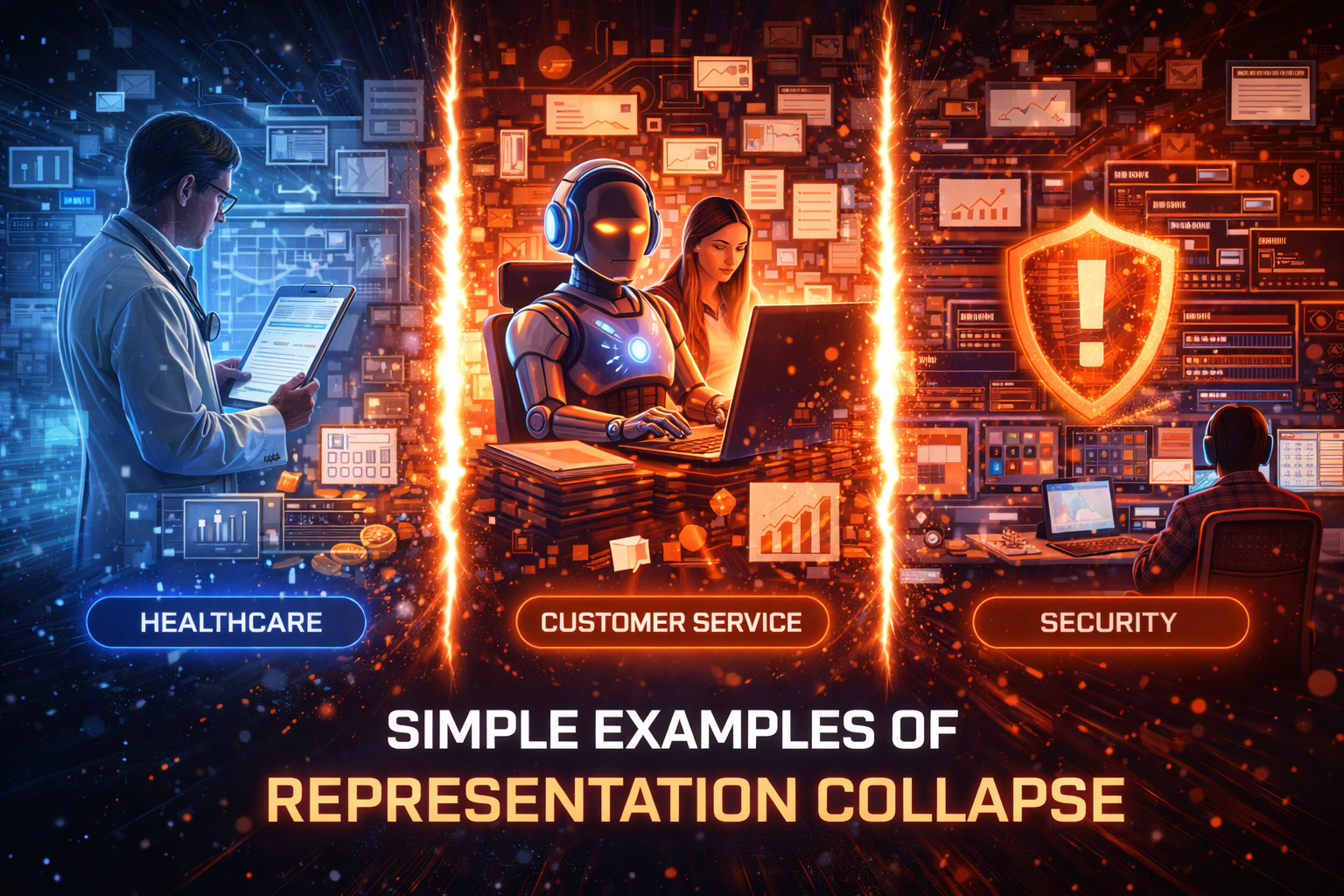 Simple examples of Representation Collapse