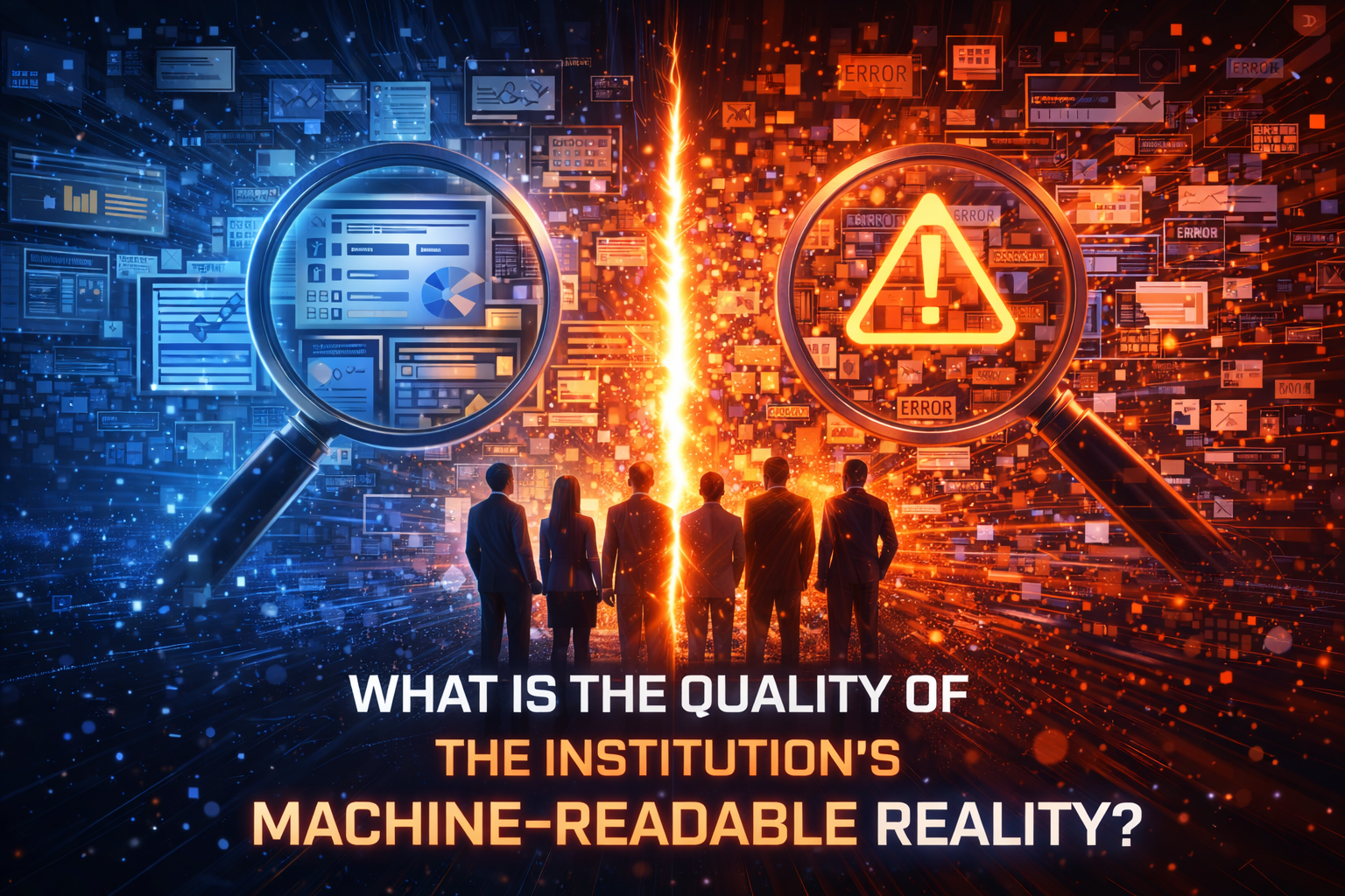 What is the quality of the institution’s machine-readable reality?