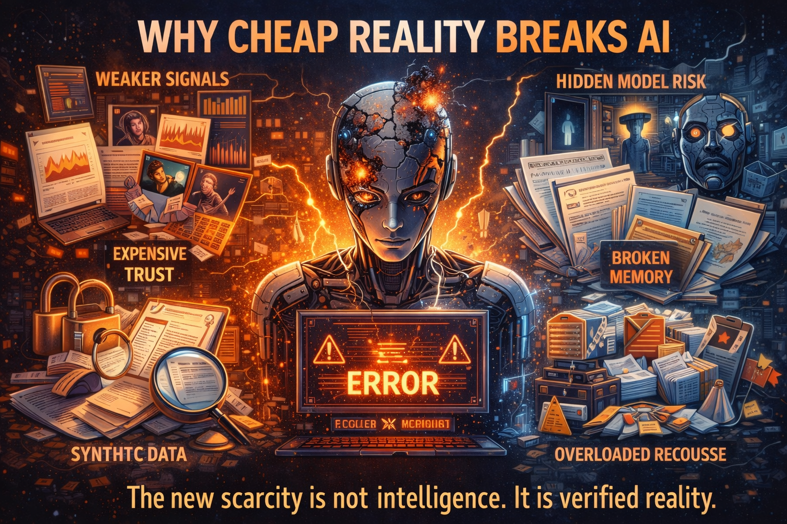 Why cheap reality breaks AI