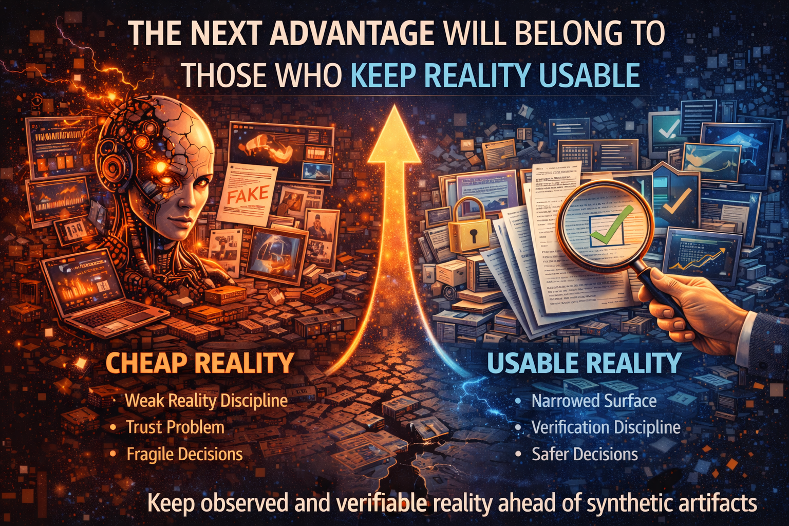 Representation Inflation: the next advantage will belong to those who keep reality usable