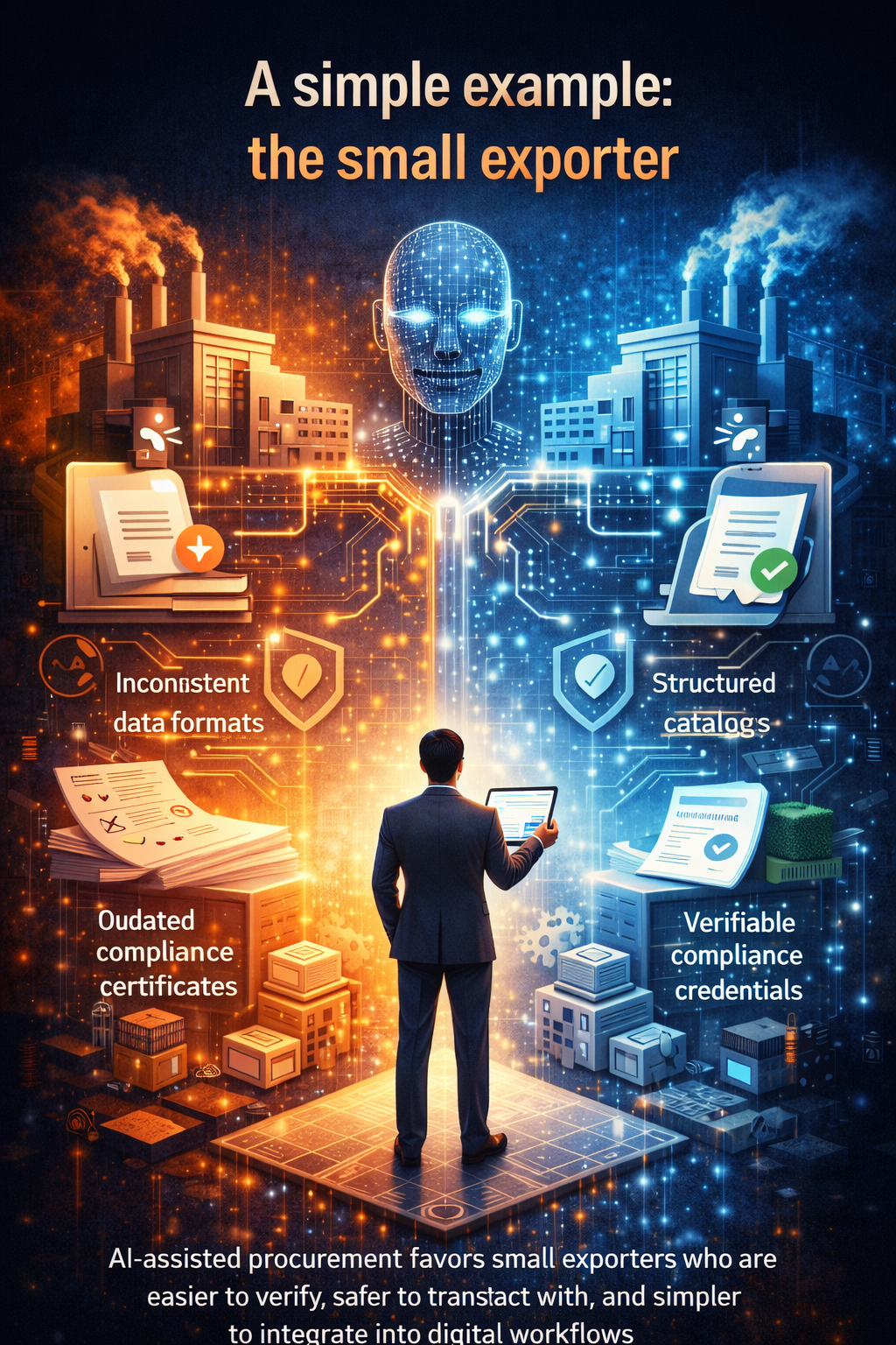 A simple example: the small exporter