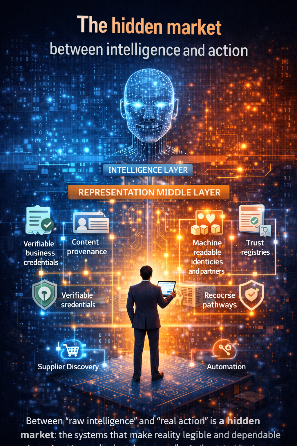 The hidden market between intelligence and action