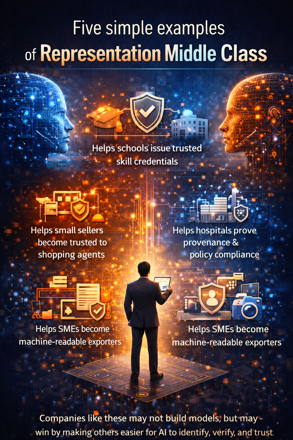 Five simple examples of the Representation Middle Class