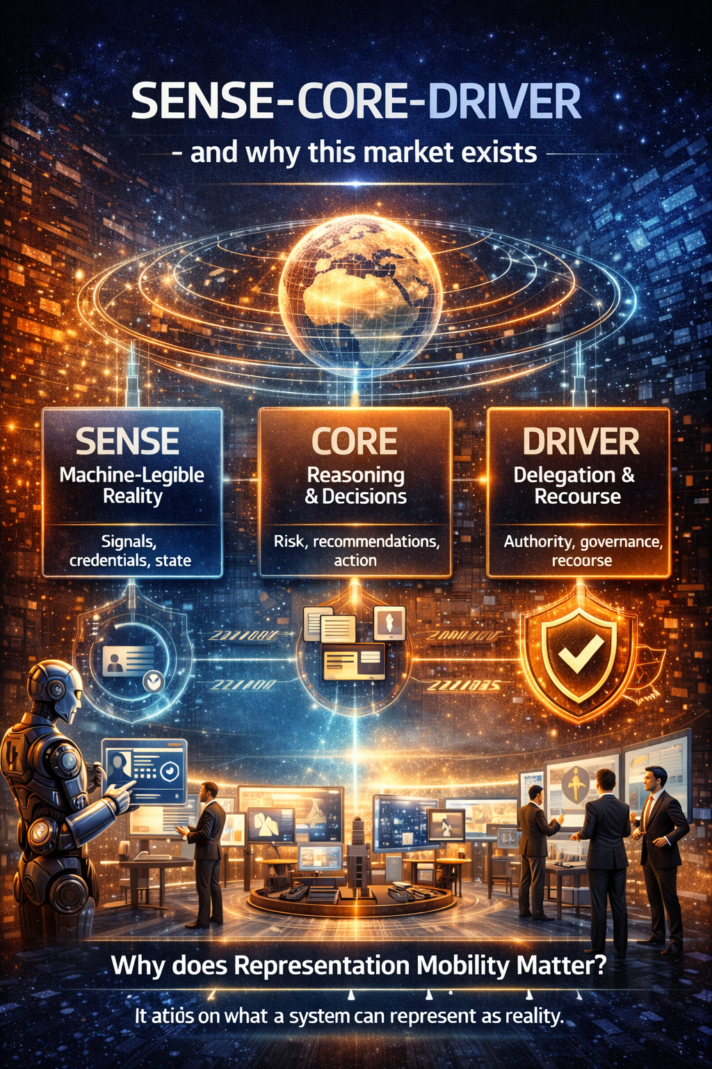 SENSE–CORE–DRIVER — and why this market exists