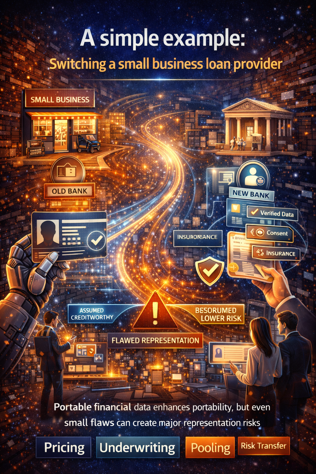 A simple example: switching a small business loan provider