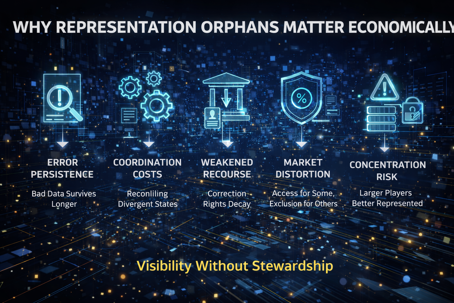 Why Representation Orphans matter economically