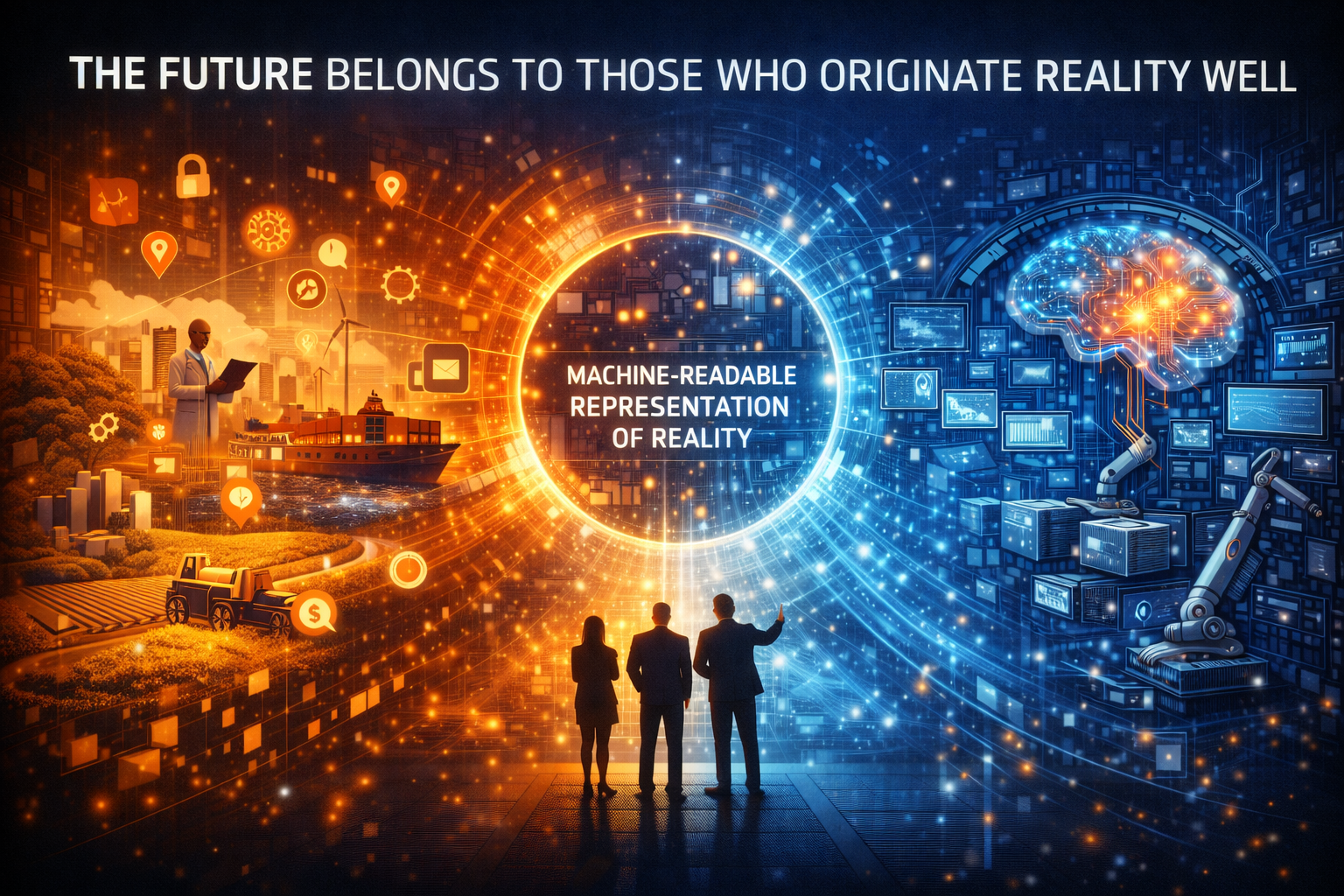 The future belongs to those who originate reality well