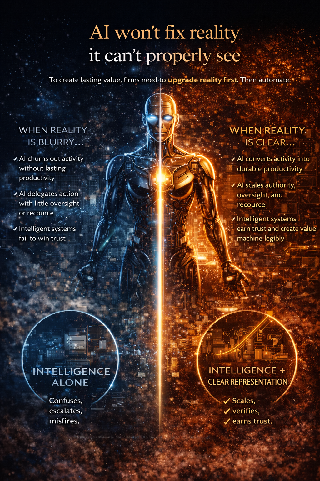 AI will not fix reality it cannot properly see