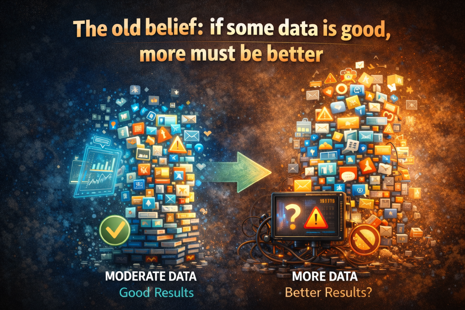 if some data is good, more must be better