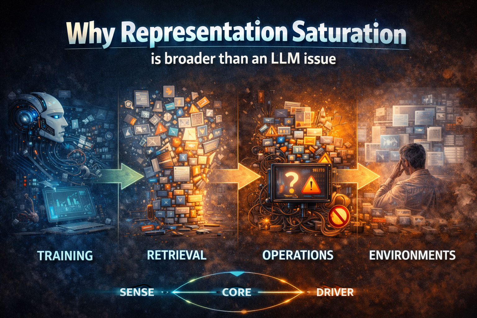 Why Representation Saturation is broader than an LLM issue