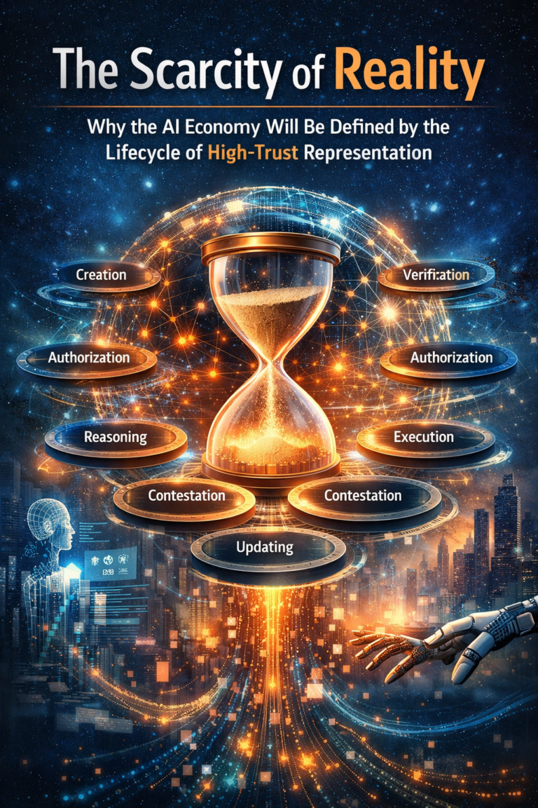 The Scarcity of Reality: Why the AI Economy Will Be Defined by the Lifecycle of High-Trust Representation