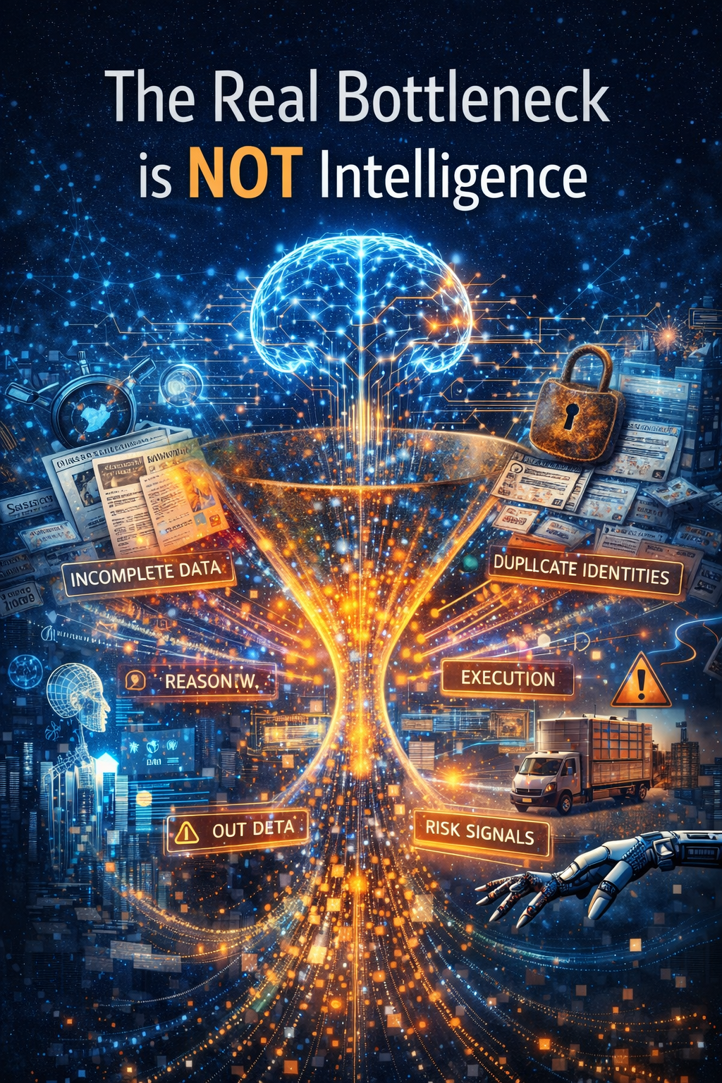 The real bottleneck is not intelligence