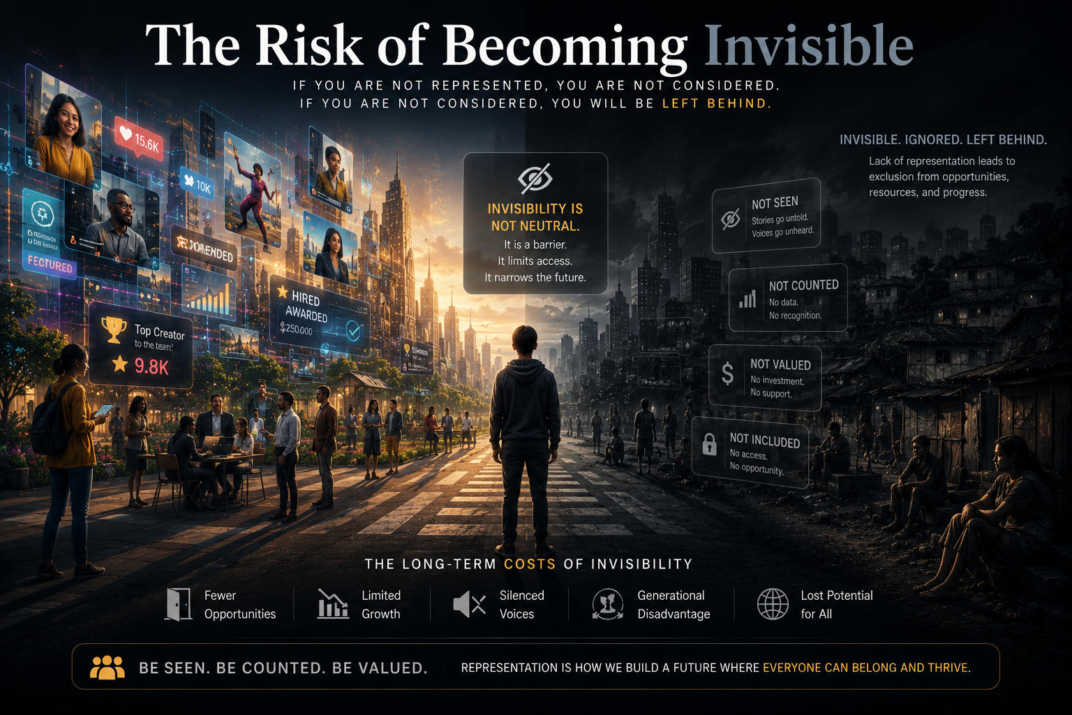 The Risk of Becoming Invisible
